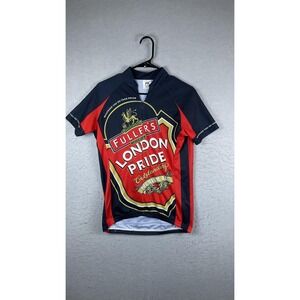 Foska Fuller's London Pride Beer Cycling Jersey Shirt Mens Medium Red England